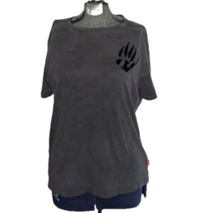 BOSS Hugo Boss Grey Paw Print T-Shirt Medium
